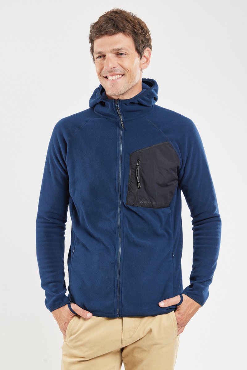 Veste polaire à capuche PLOUHA
