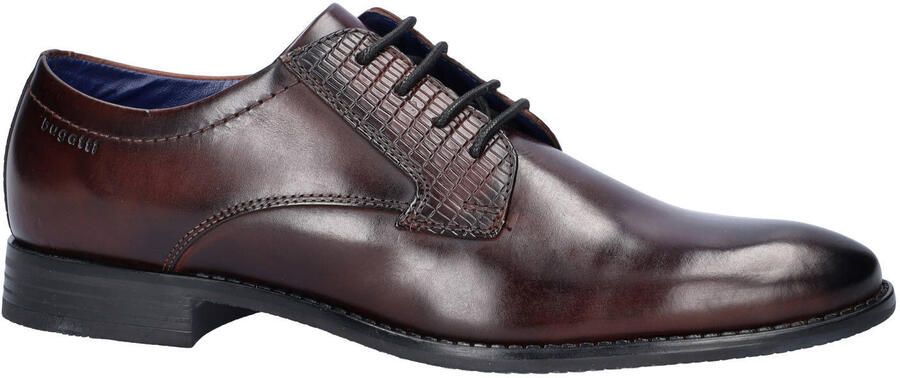 Bugatti leren veterschoenen bruin