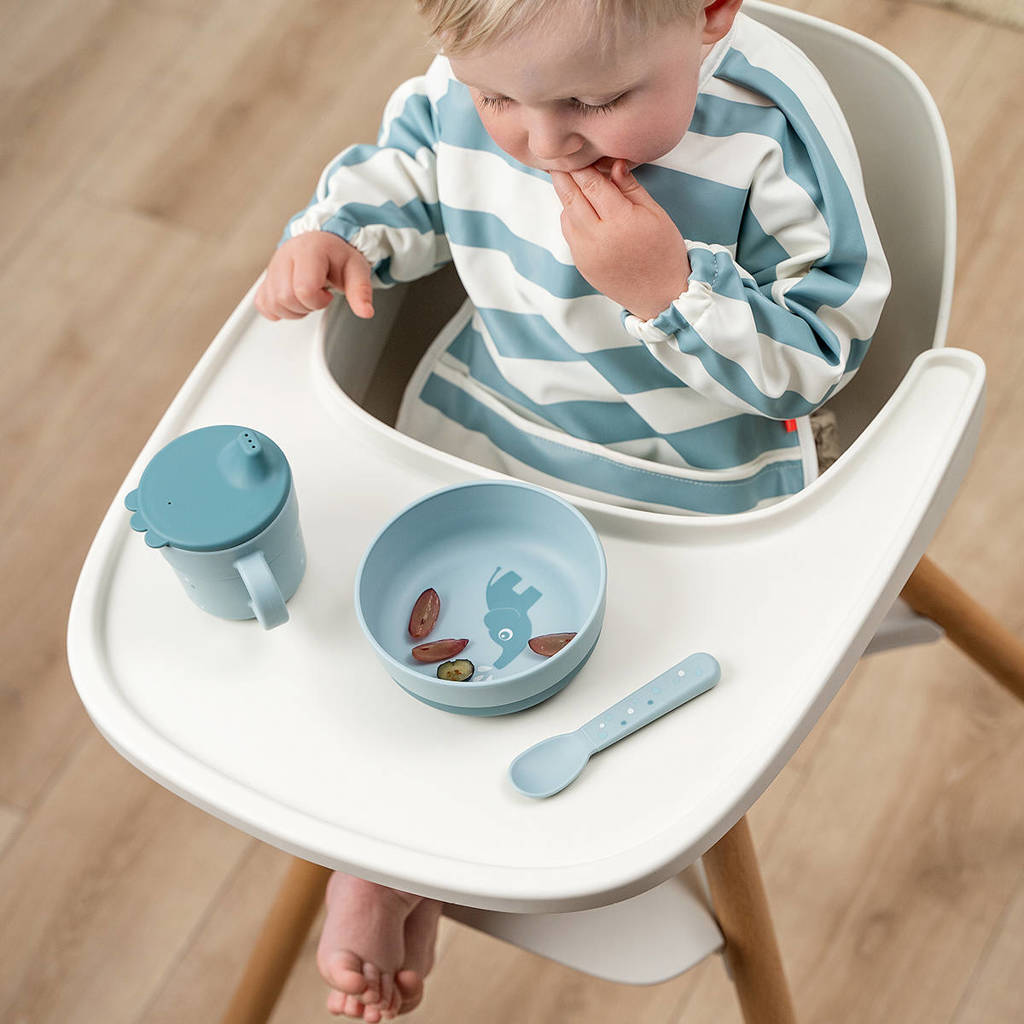 Foodie spout cup Happy dots Blue