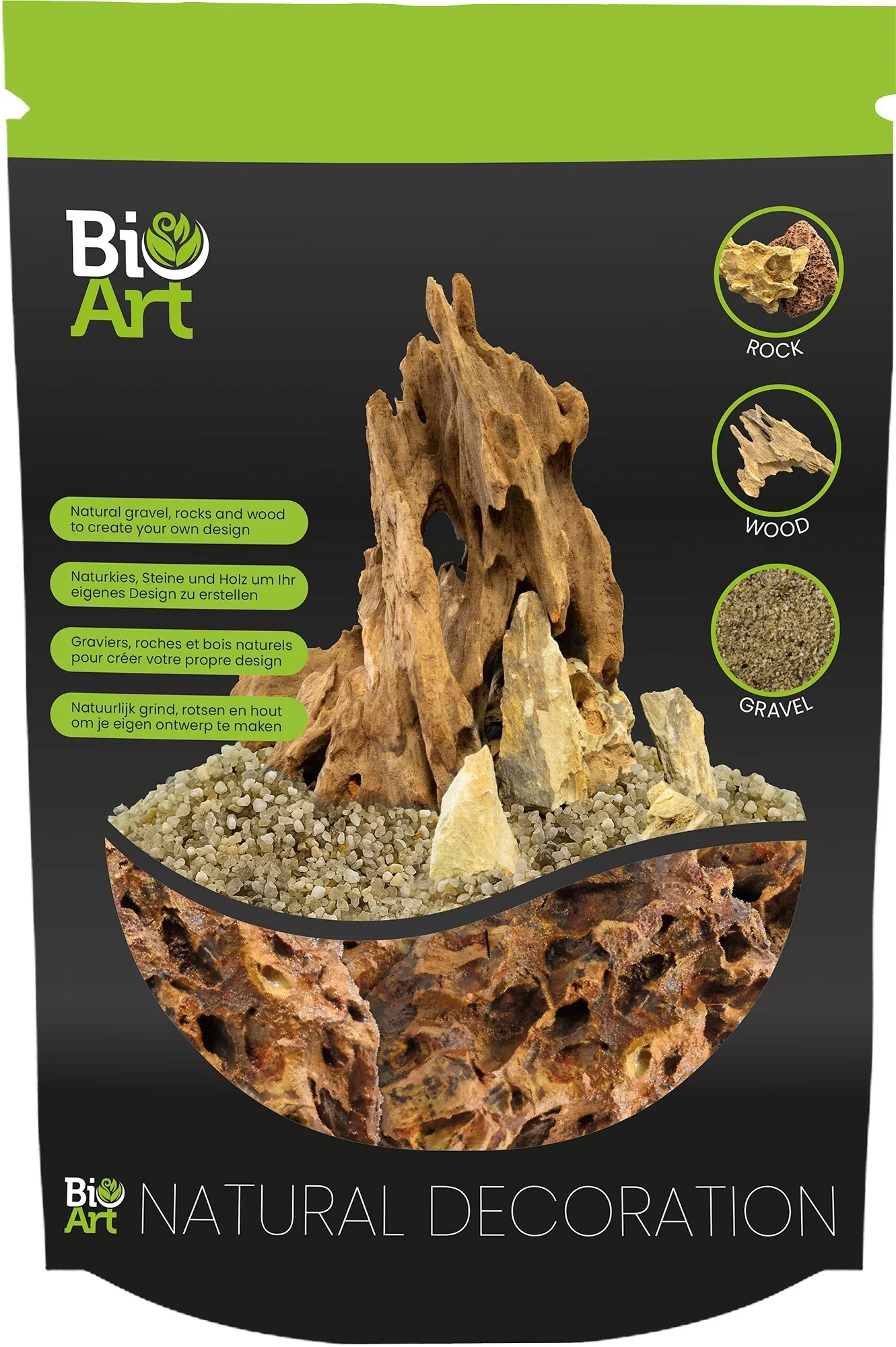 Superfish bio art lava rock