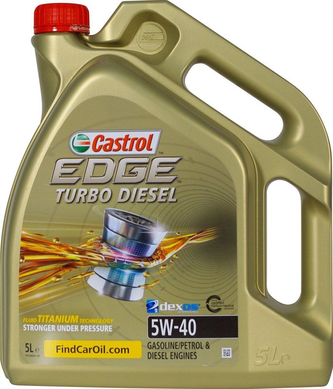 Castrol Motorolie Edge Turbo Diesel 5W 5 Liter