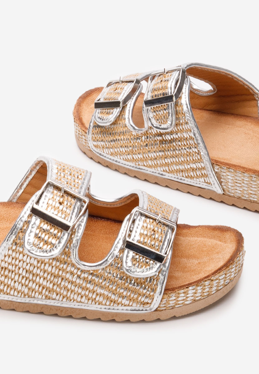 Mules femme argent Caellia