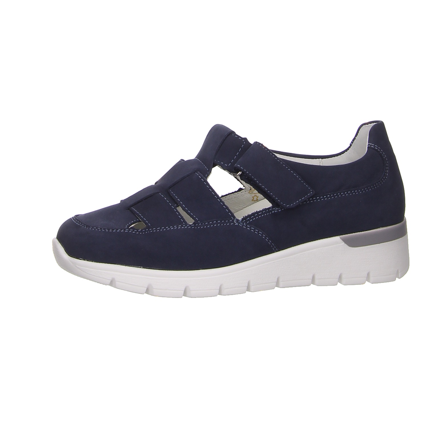 Waldläufer Slipper blau blau