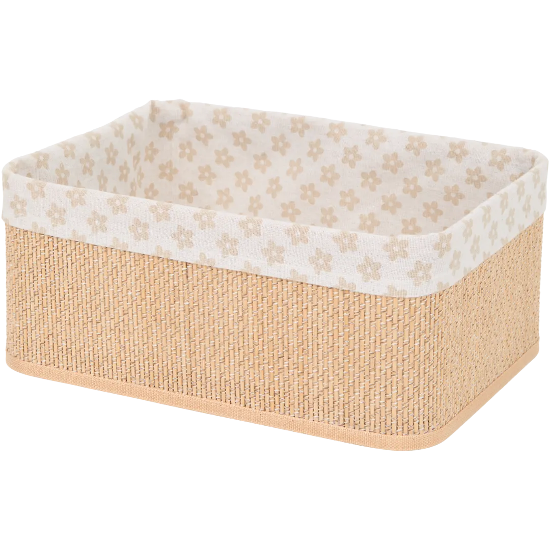 Panier de rangement en bambou