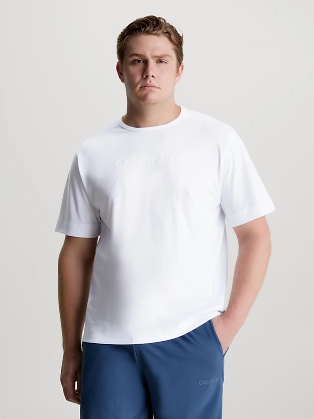 Camiseta de ginástica com logotipo