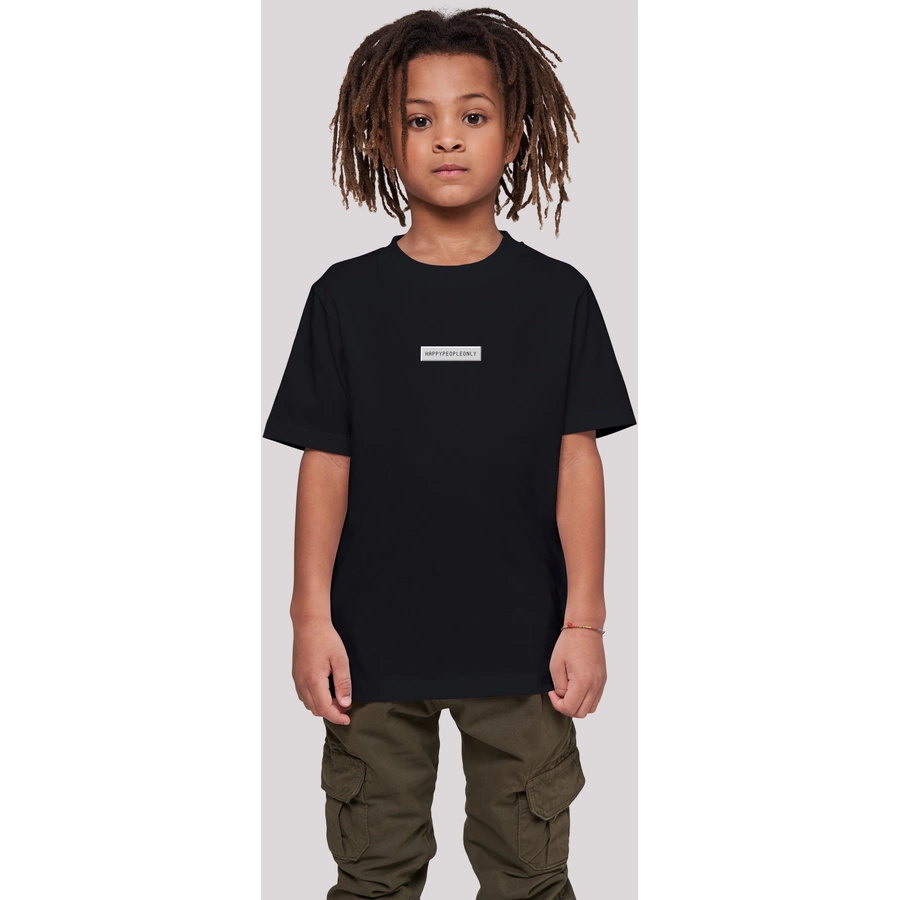 F4NT4STIC T-Shirt SIlvester Party Happy People Only schwarz