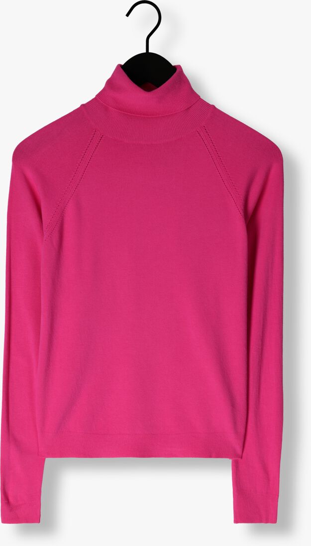 SUMMUM roze summum coltrui turtle neck sweater basic knit