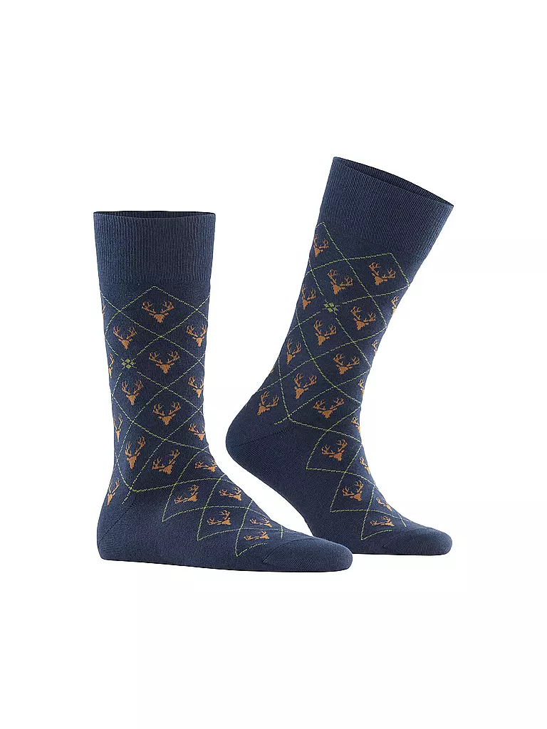 BURLINGTON Herren Socken ST. HUBERT 40-46 marine dunkelblau