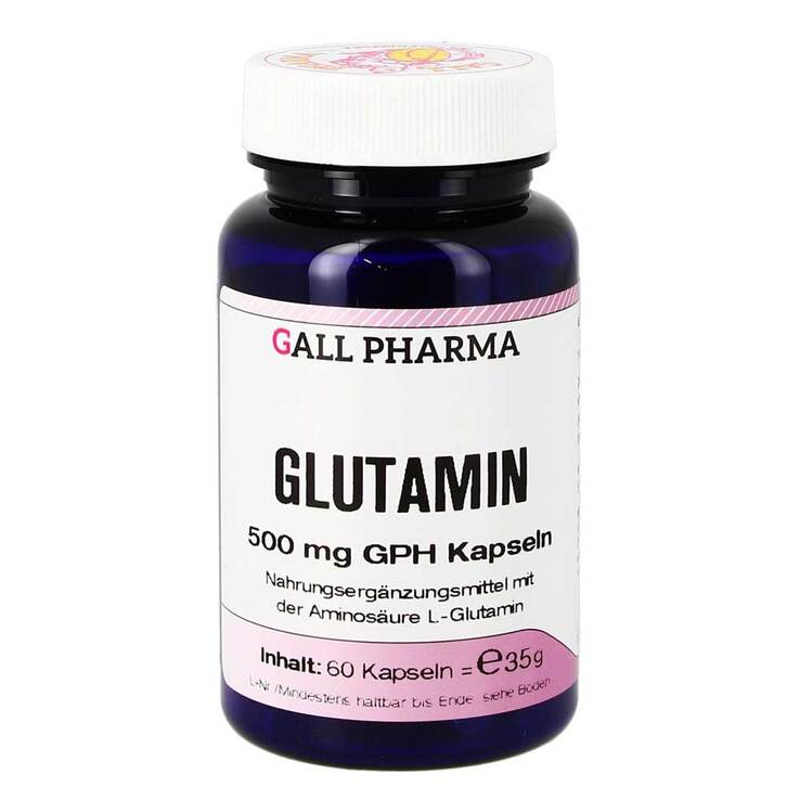 Glutamin 500 mg GPH Kapseln, 60 St