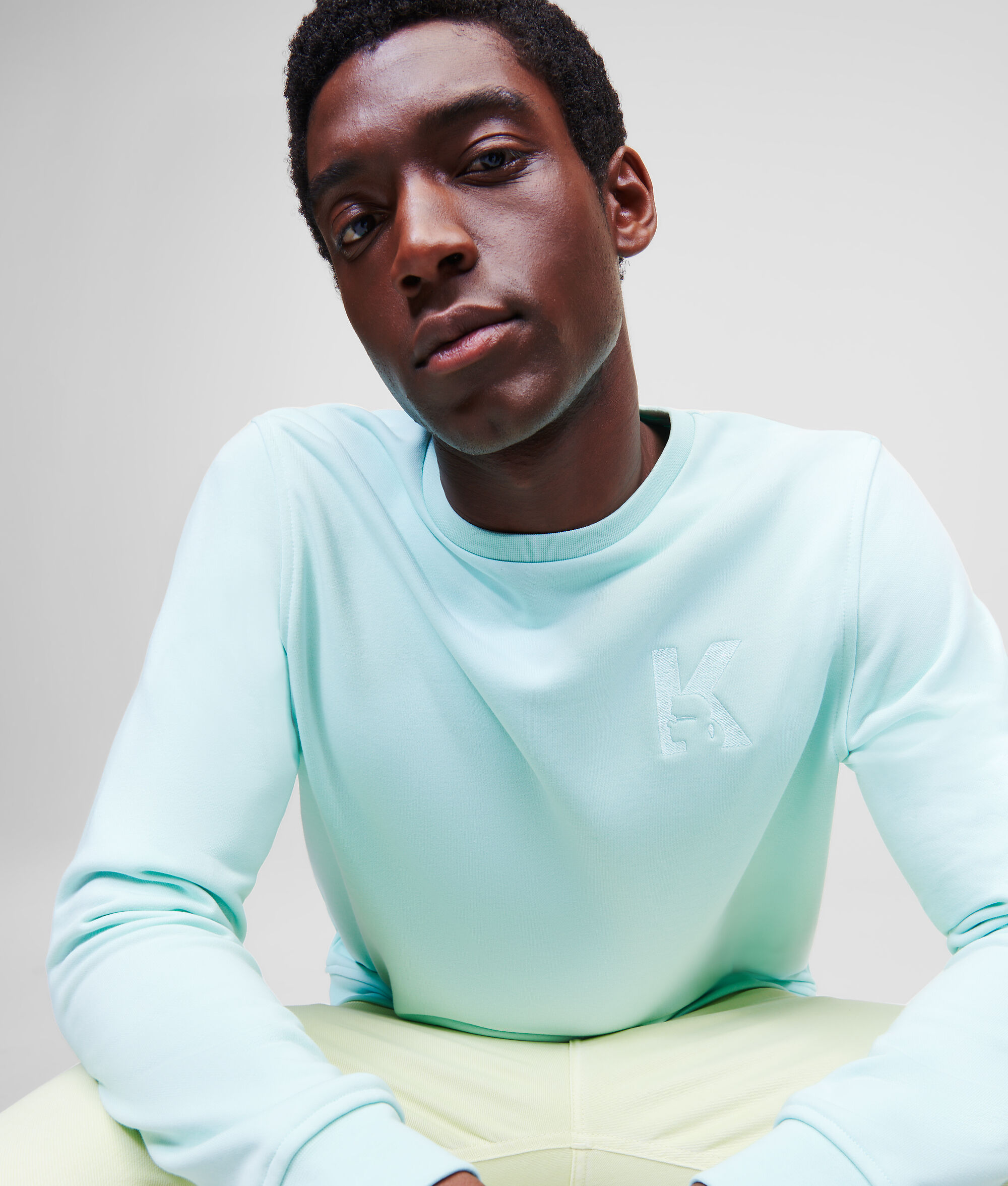 Sweat-shirt avec logo brodé