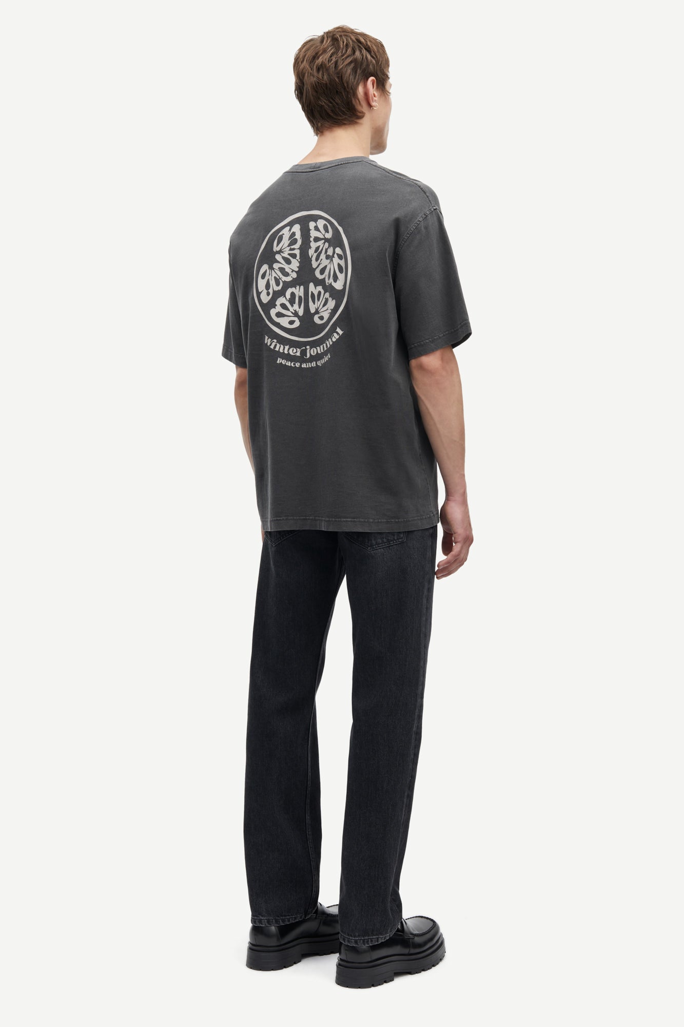 Samsøe Samsøe  Sajournal t-shirt - Black Peace
