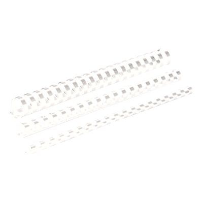Fellowes - 100 anneaux de reliure en plastique - 12 mm - jusqu'à 80 feuilles - blanc