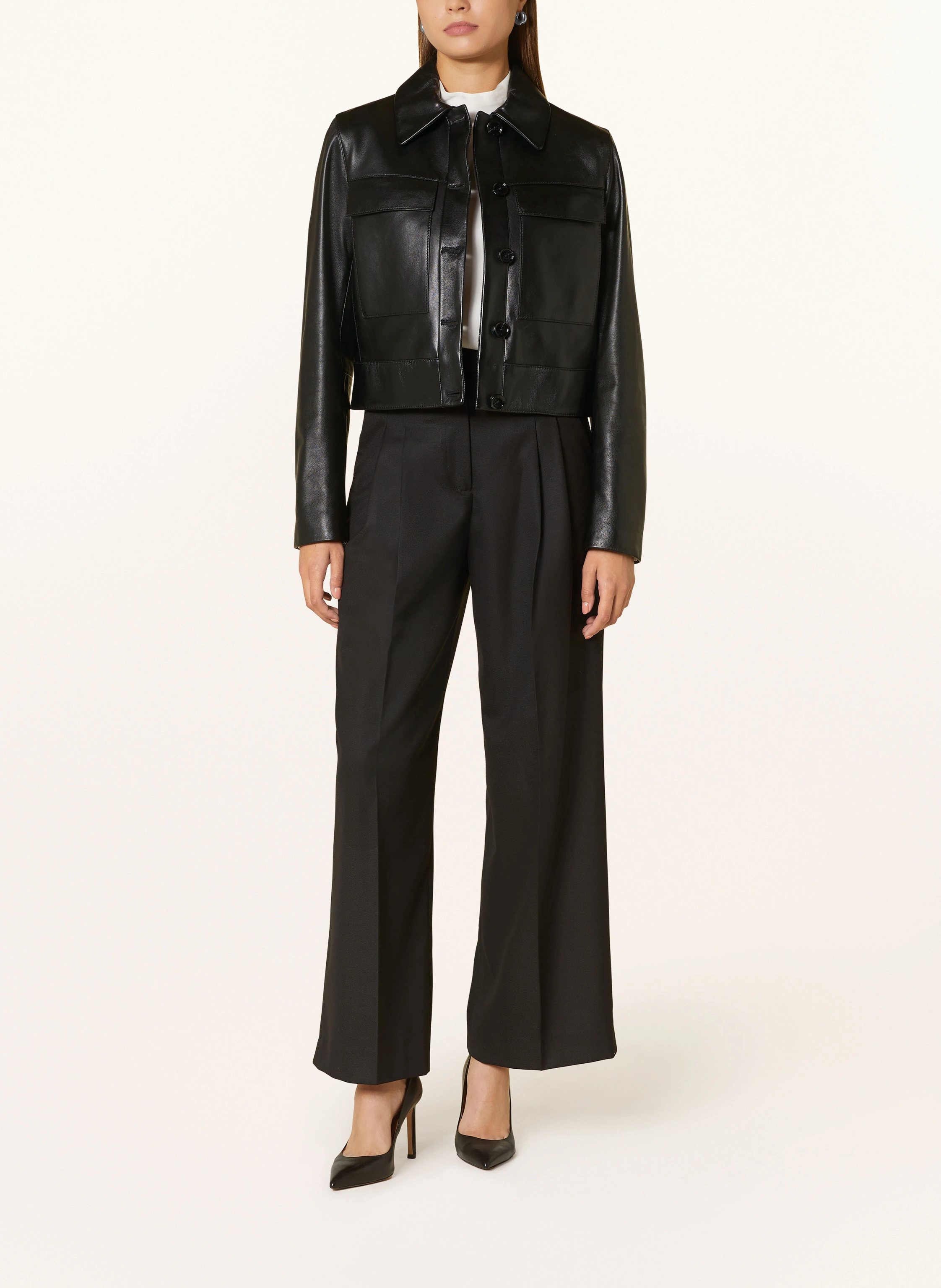 BOSS Lederjacke SADENIA