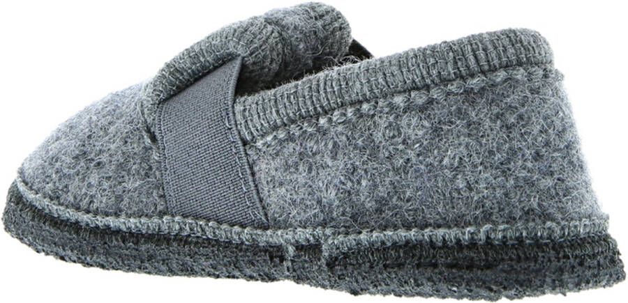 Bergstein kids pantoffels Grijs Wol Effen 22