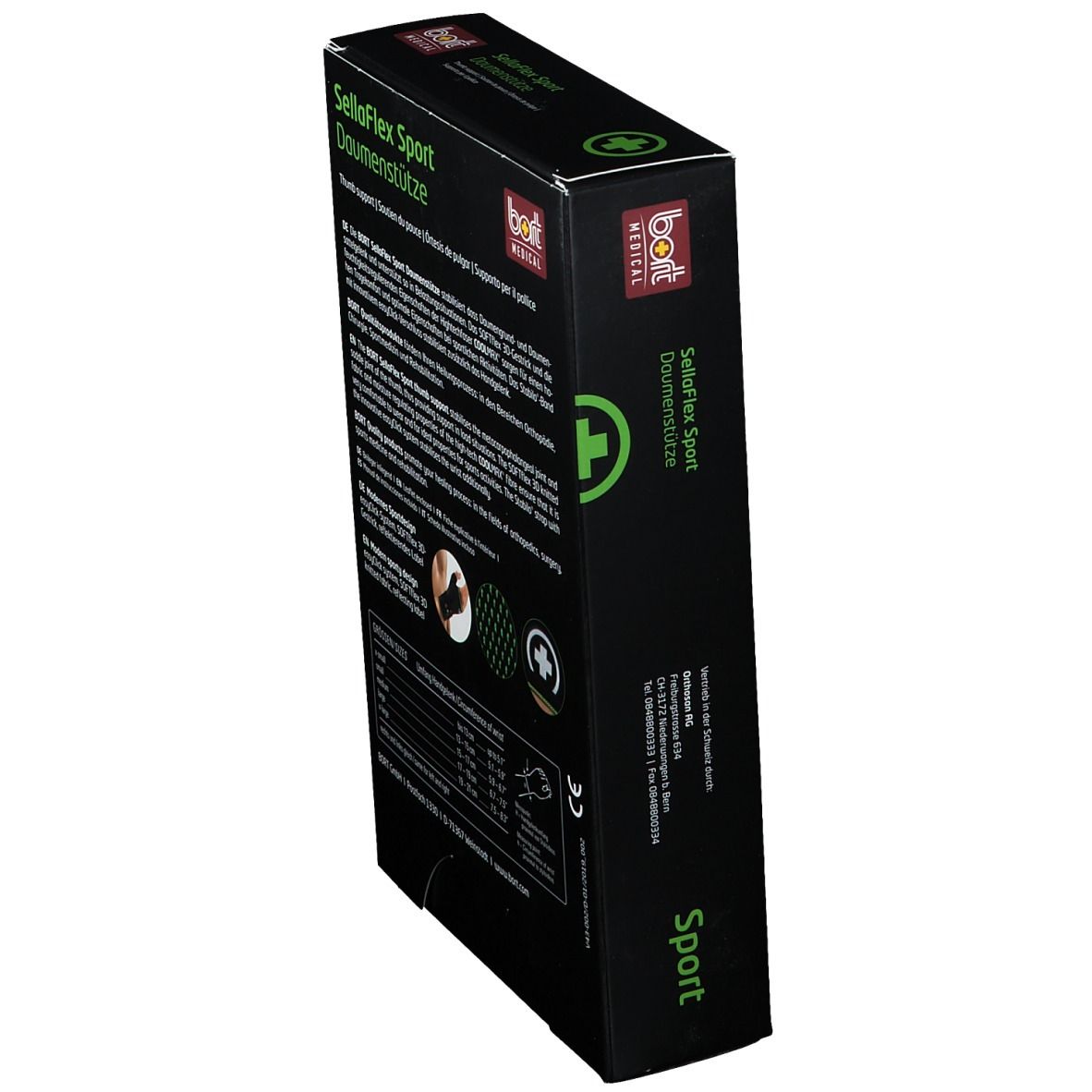 BORT SellaFlex Sport Daumenstütze Gr. M schwarz-grün
