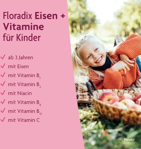 Floradix Eisen + Vitamine für Kinder, 250 ml