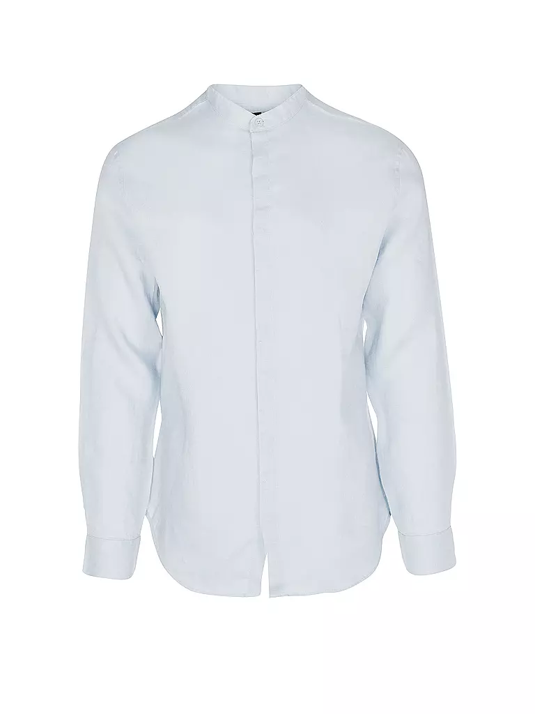 ARMANI EXCHANGE Leinenhemd Regular Fit  hellblau