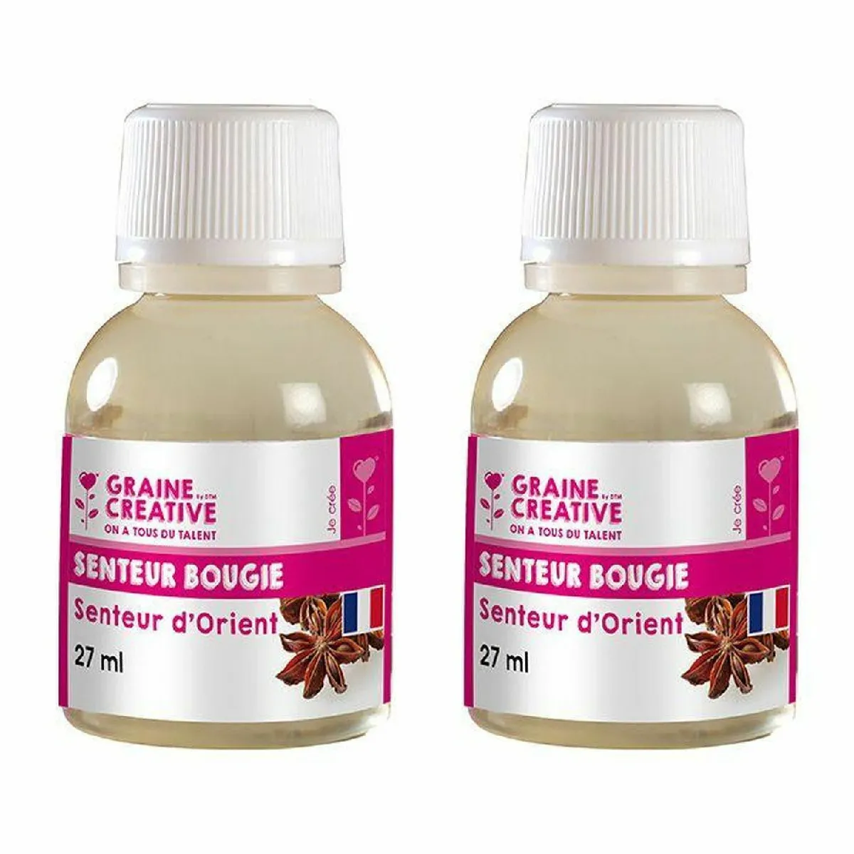 Graines Créatives Parfum bougie Senteur Orient
