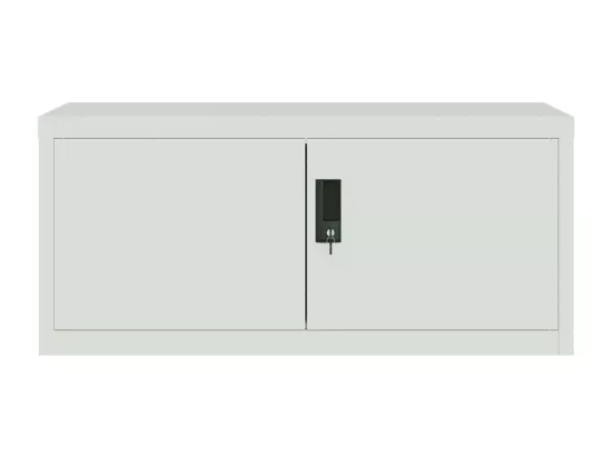 Classeur gris clair 90x40x40 cm acier