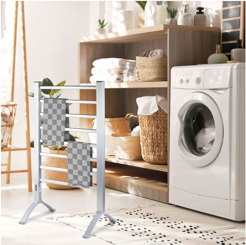 DOMO DO7117DR Droogrek - Elektrisch - Aluminium - 150 W - Timer