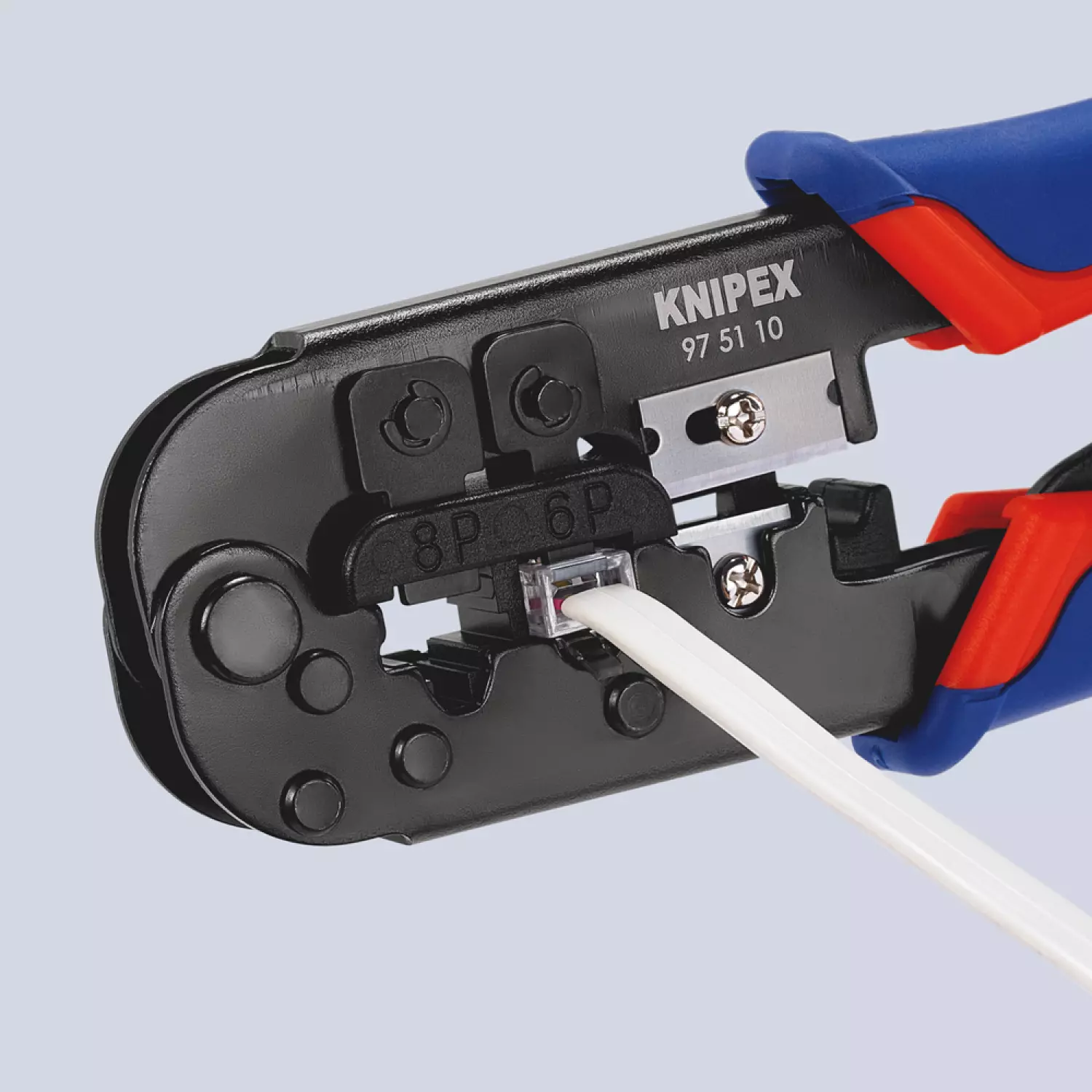 Knipex 975110 Krimptang voor Westernstekkers - 190mm