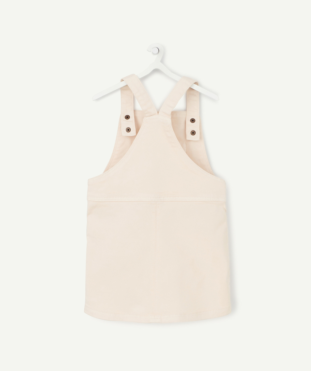 ROBE ROSE À BRETELLES AVEC POCHE COEUR BÉBÉ FILLE