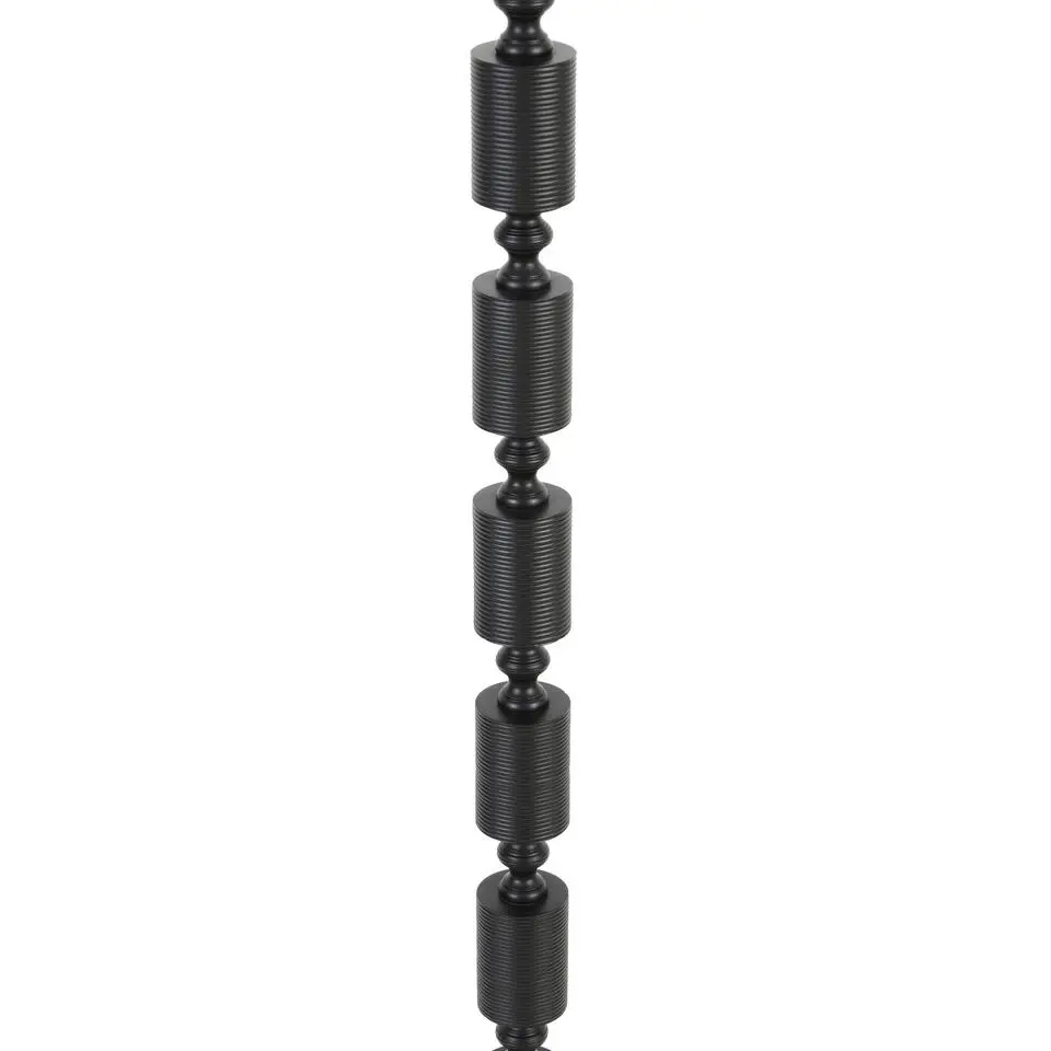 Vloerlamp Gitaya - Zwart - Ø18cm