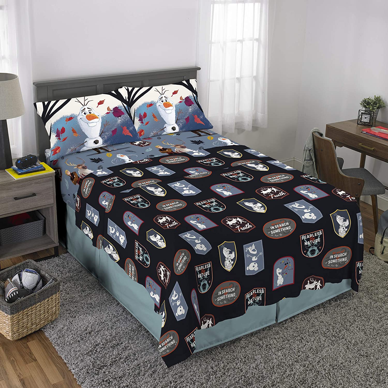 Twin Super Mario 3-Piece Bed Sheet Set.1 Flat Sheet 1 Fitted Sheet 1 Pillow Cases