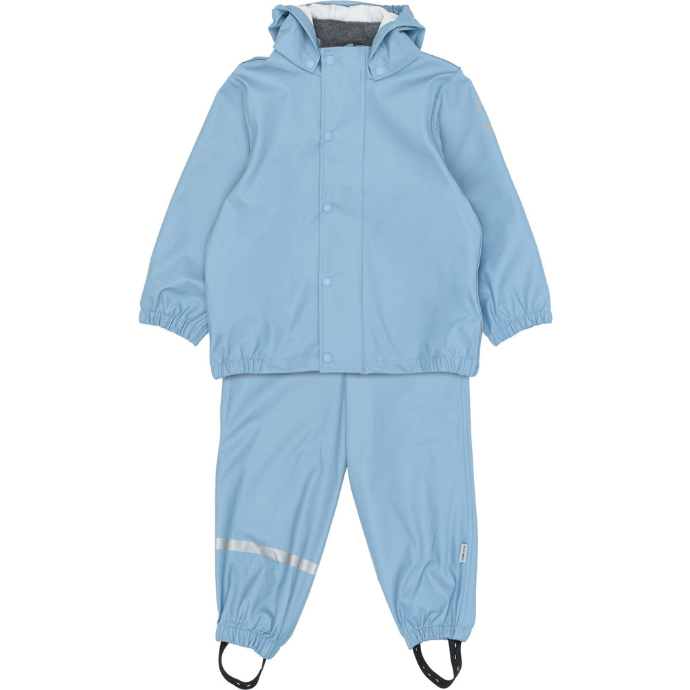 Køb Mikk-Line Faded Denim Pu Rain Sæt W/O Susp.