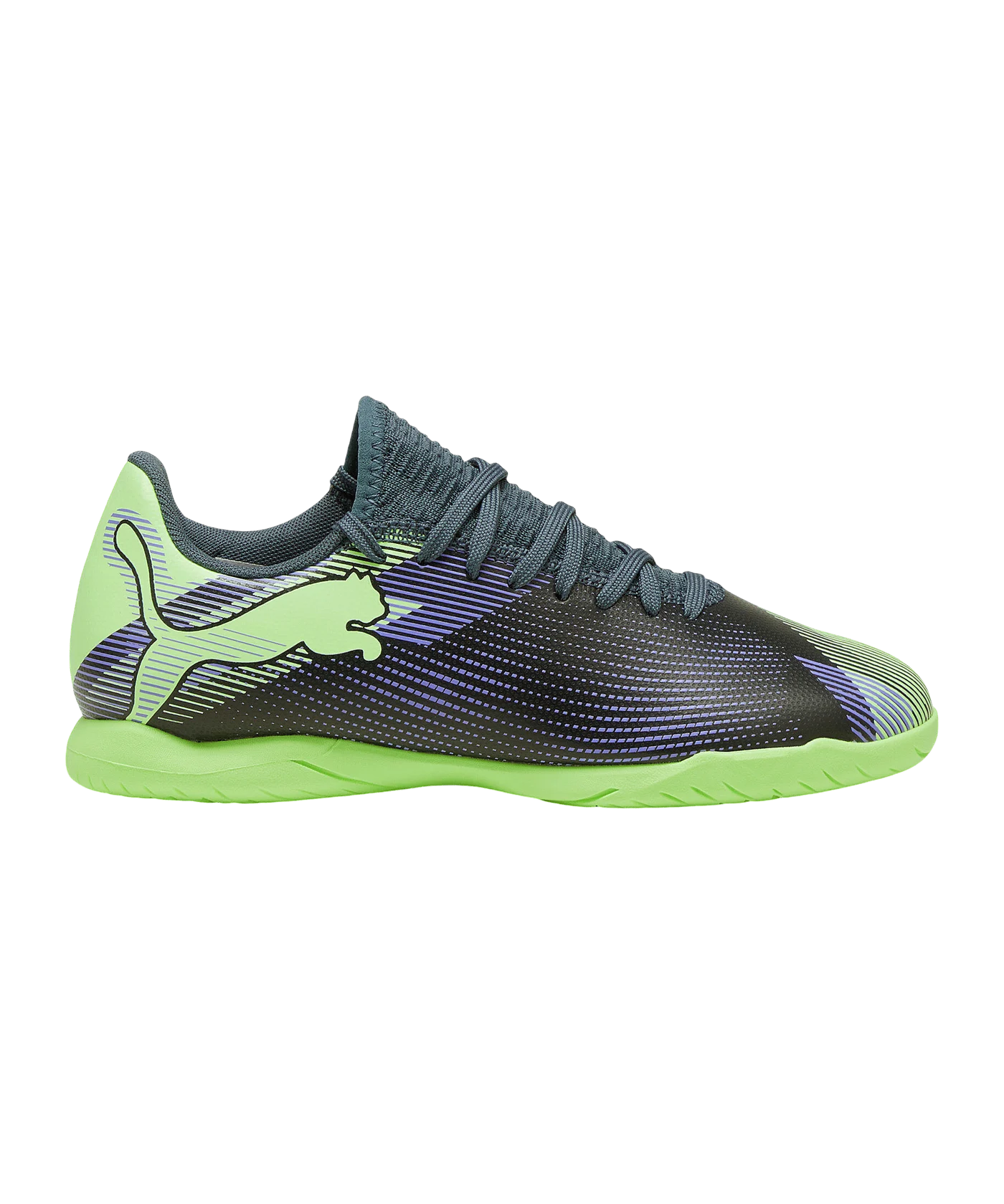PUMA FUTURE 7 Play IN Lights Out Jr Kids Grau Weiss F03
