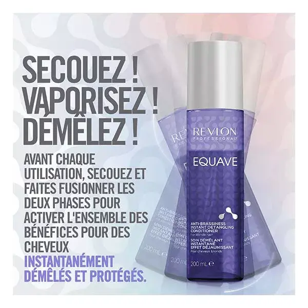 Condicionador desembaraçante bifásico antiamarelamento Revlon Professional Equave™ 200ml
