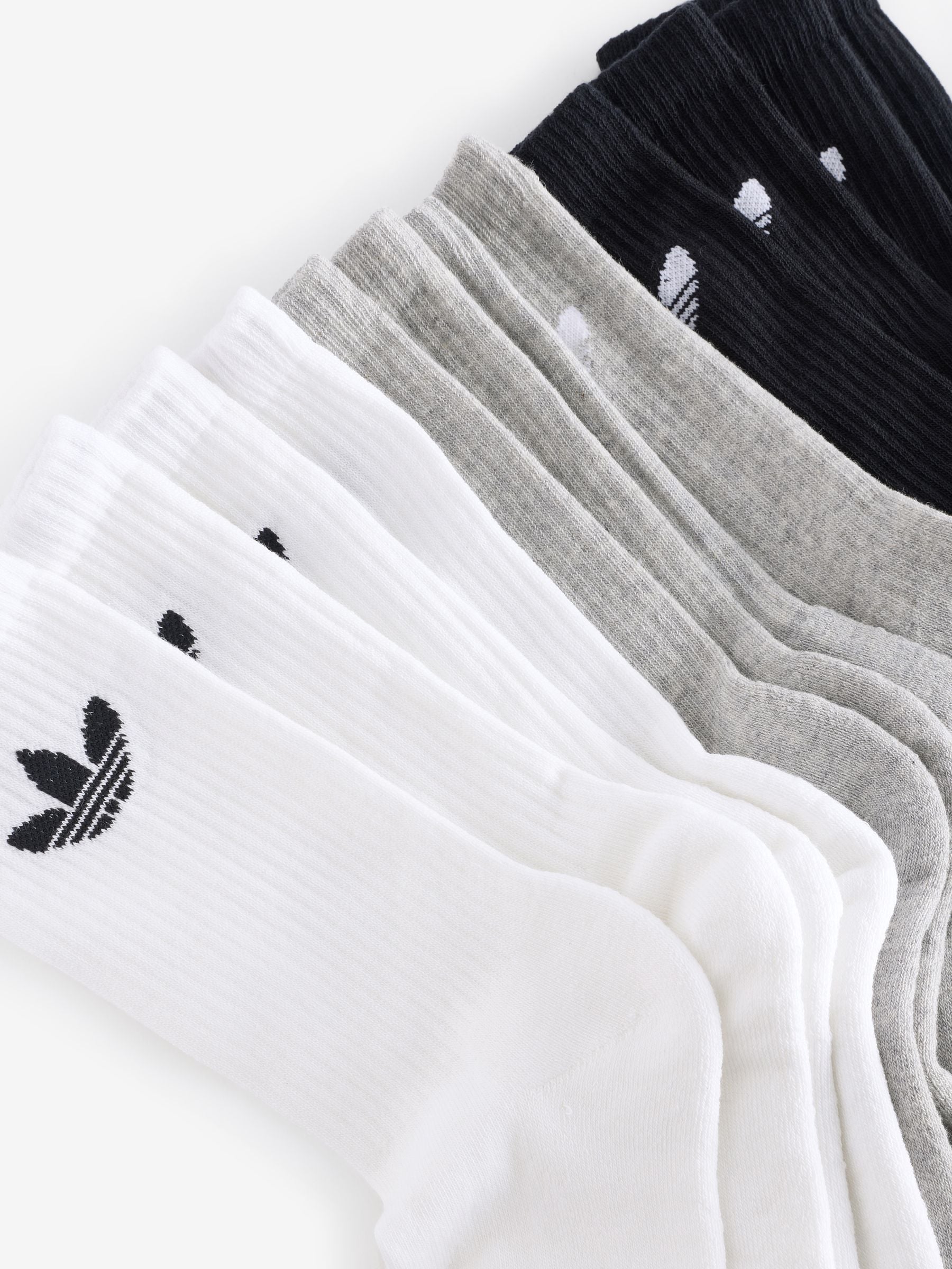 Zwart - adidas Originals verpakking van 3 Trefoil enkelsokken
