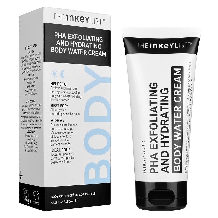 The Inkey List Inkey PHA Exfoliating and Hydrating Body Water Cream 150ml