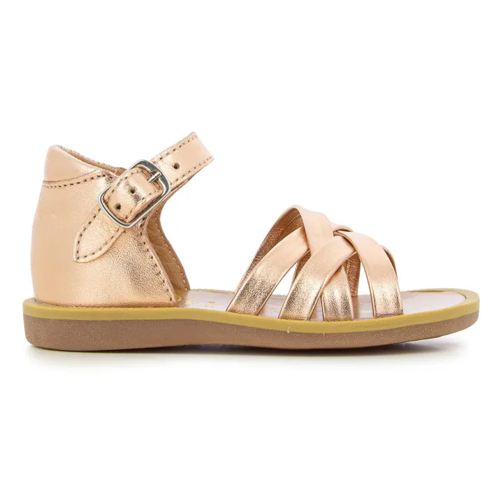 Pom d'Api Sandales Poppy Erg | Cuivre