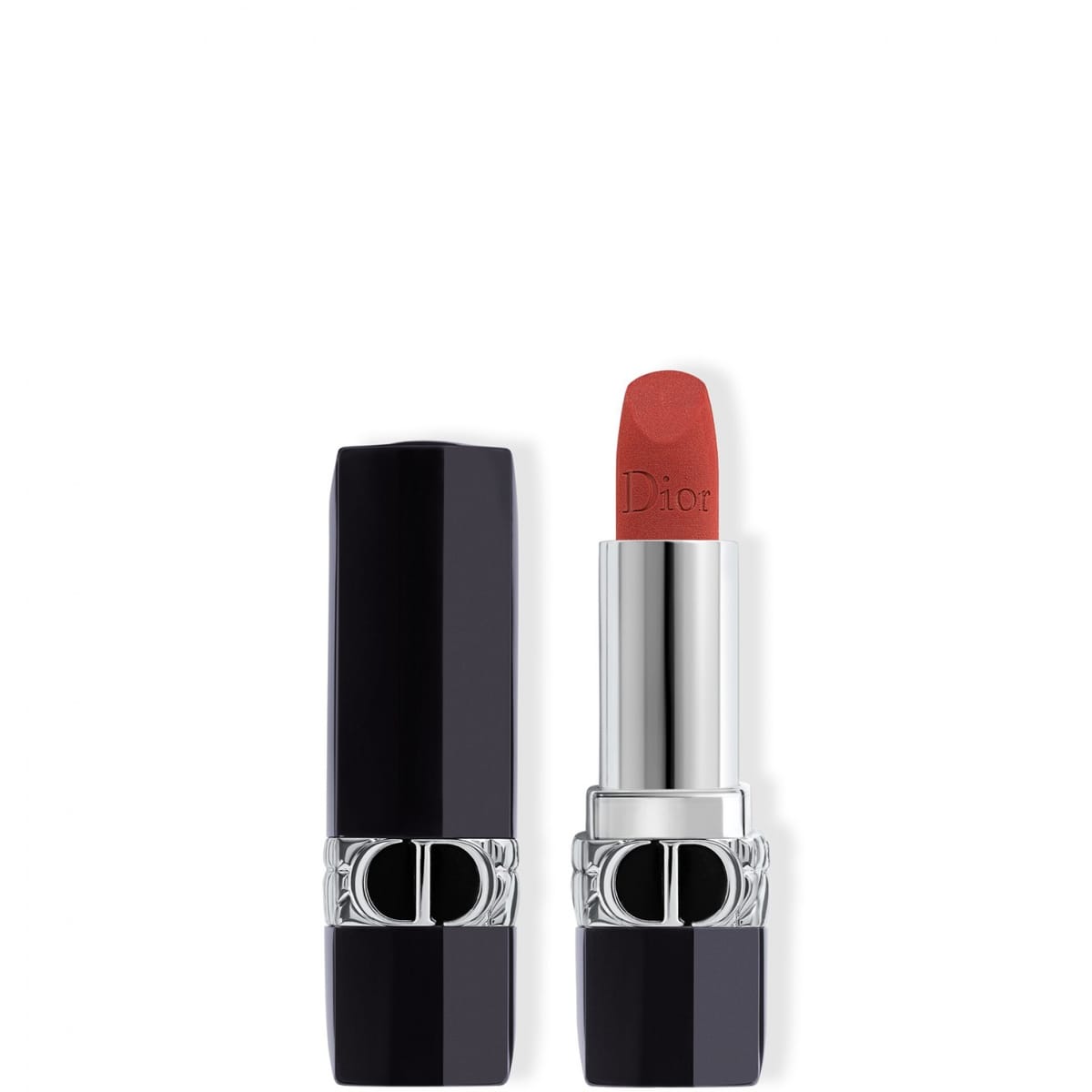 Rouge Dior Rouge Dior Rouge à Lèvres Rechargeable Couleur Couture, 4 finis : Satin, Mat, Métallique et Velours