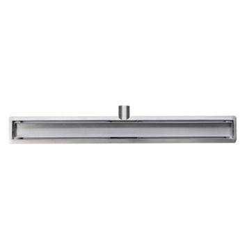 Marho Drip douchegoot met tegelrooster en flens 120 x 7 cm RVS