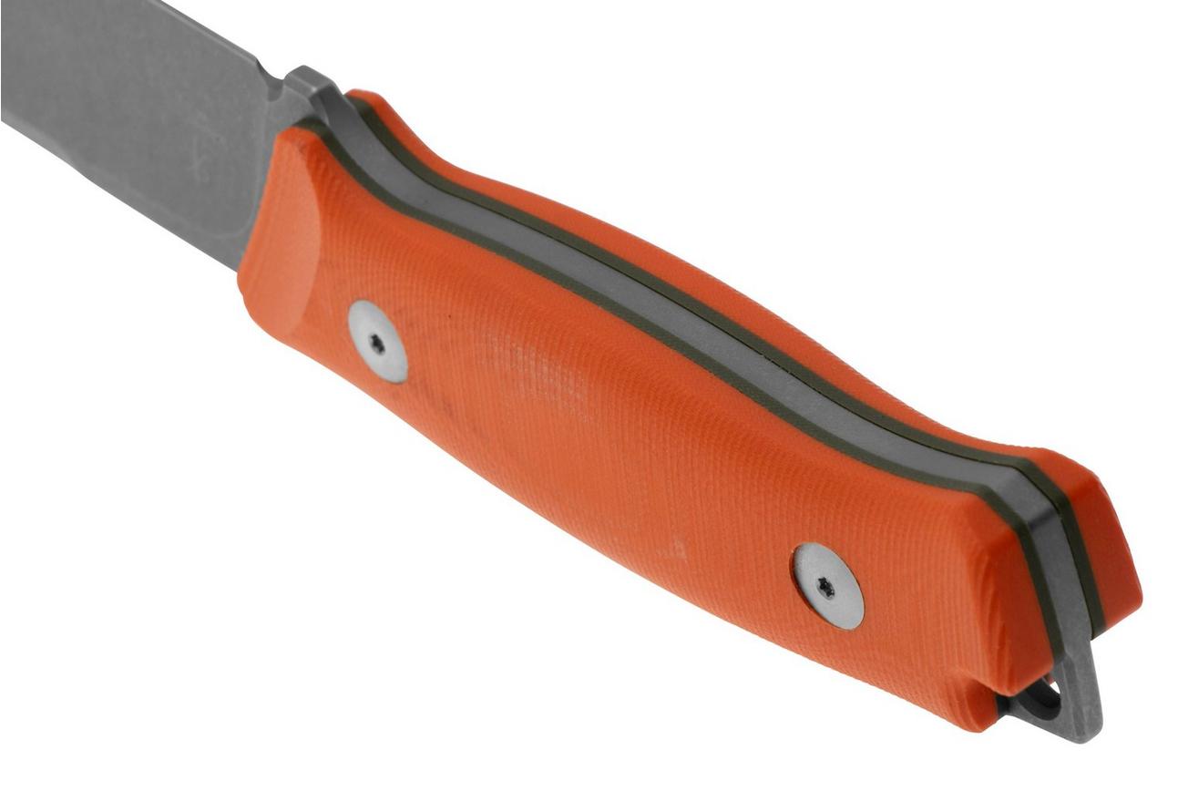 Fox Knives Rifle Windage FX-661 OR, Orange G10 vaststaand mes, Raven Knives design