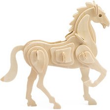 KiDS Puzzle 3D 'Cheval', 30 pièces