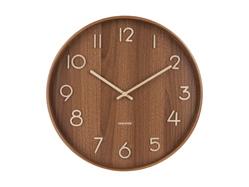 Wall Clock Pure Medium KA5809DW Dark wood