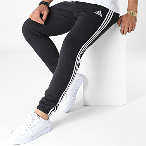 Pantalon Jogging A Bandes GK8822 Noir