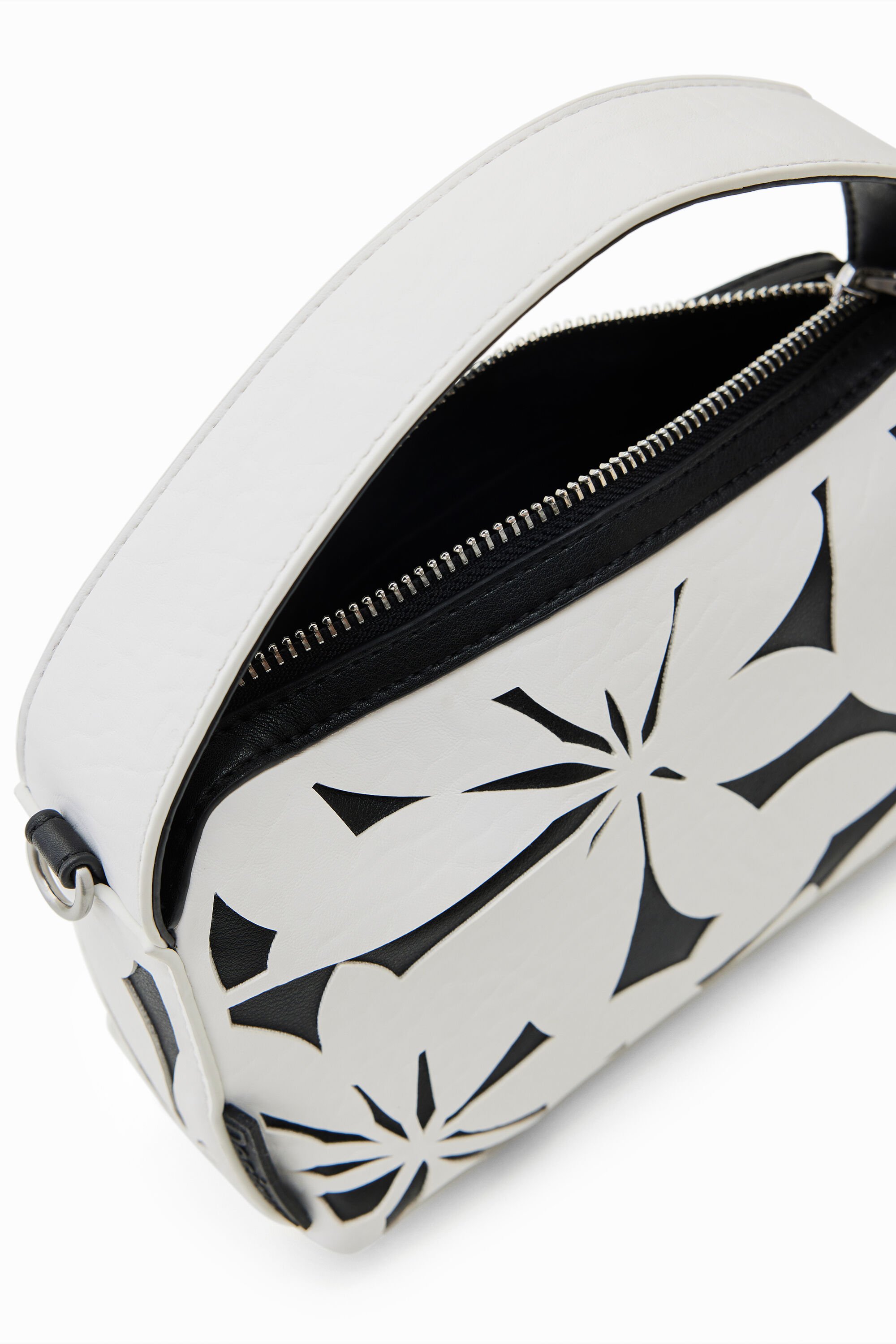 Mini sac fleurs estampées