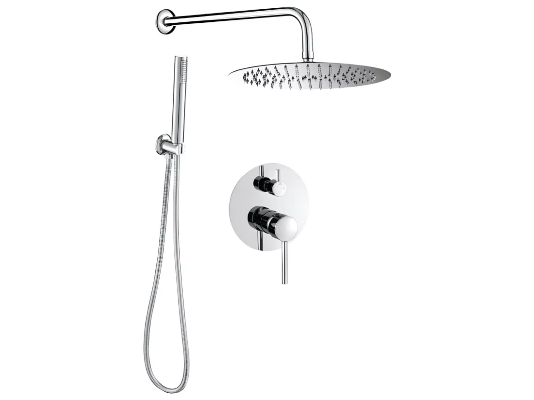 Kit de douche à encastrer TIKO chromé