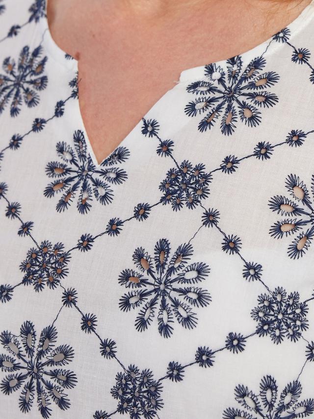 Bluse Alloverstickerei
