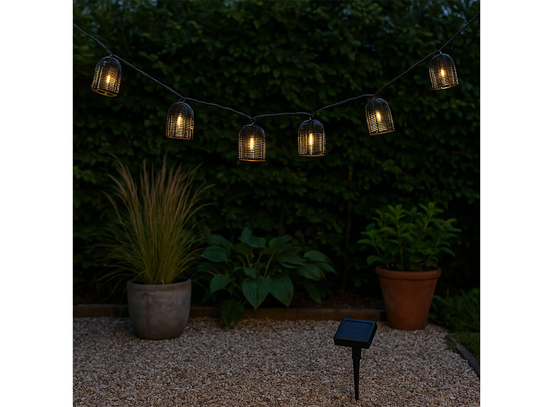 Arti Casa solar rattan lichtslinger