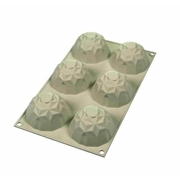 Moule silicone 6 mini gâteaux Mini Gemma Silikomart