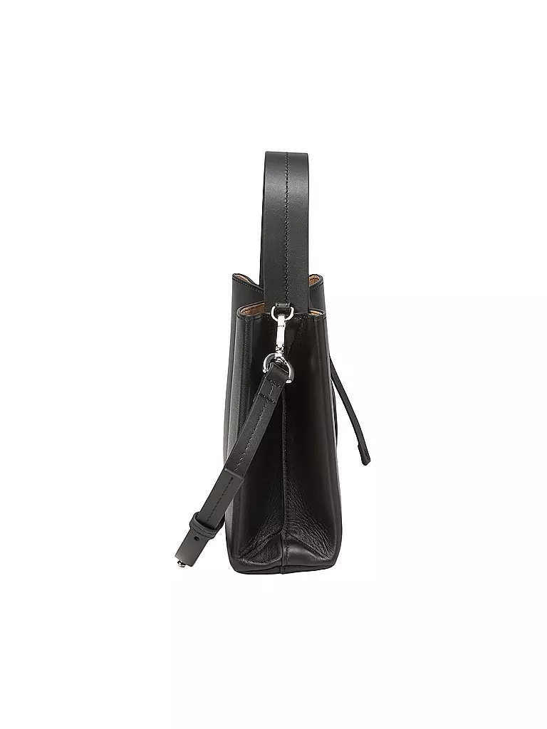 MARC O'POLO Ledertasche - Umhängetasche Small schwarz