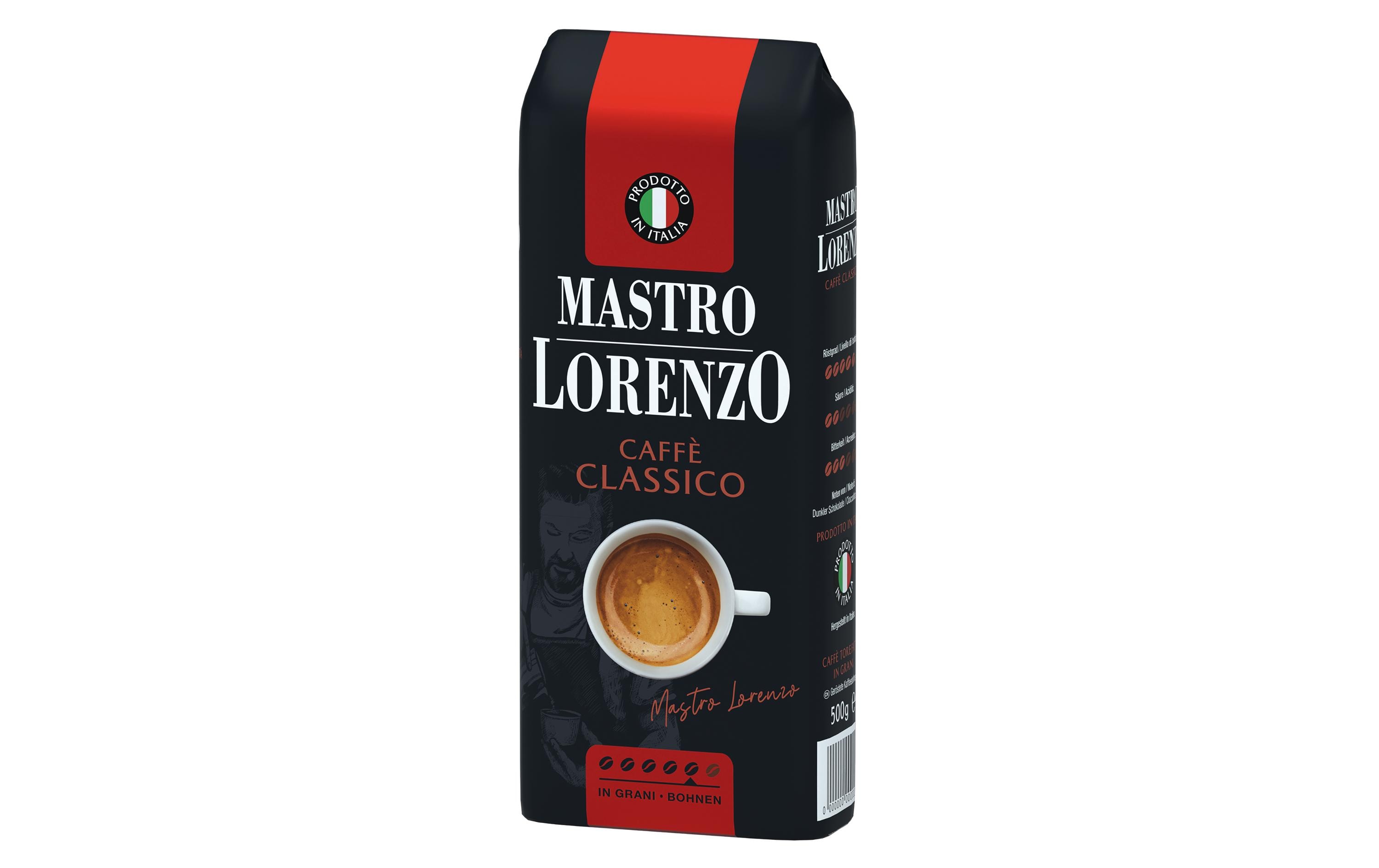 Kaffeebohnen Classico 500 gMastro Lorenzo Kaffeebohnen Classico