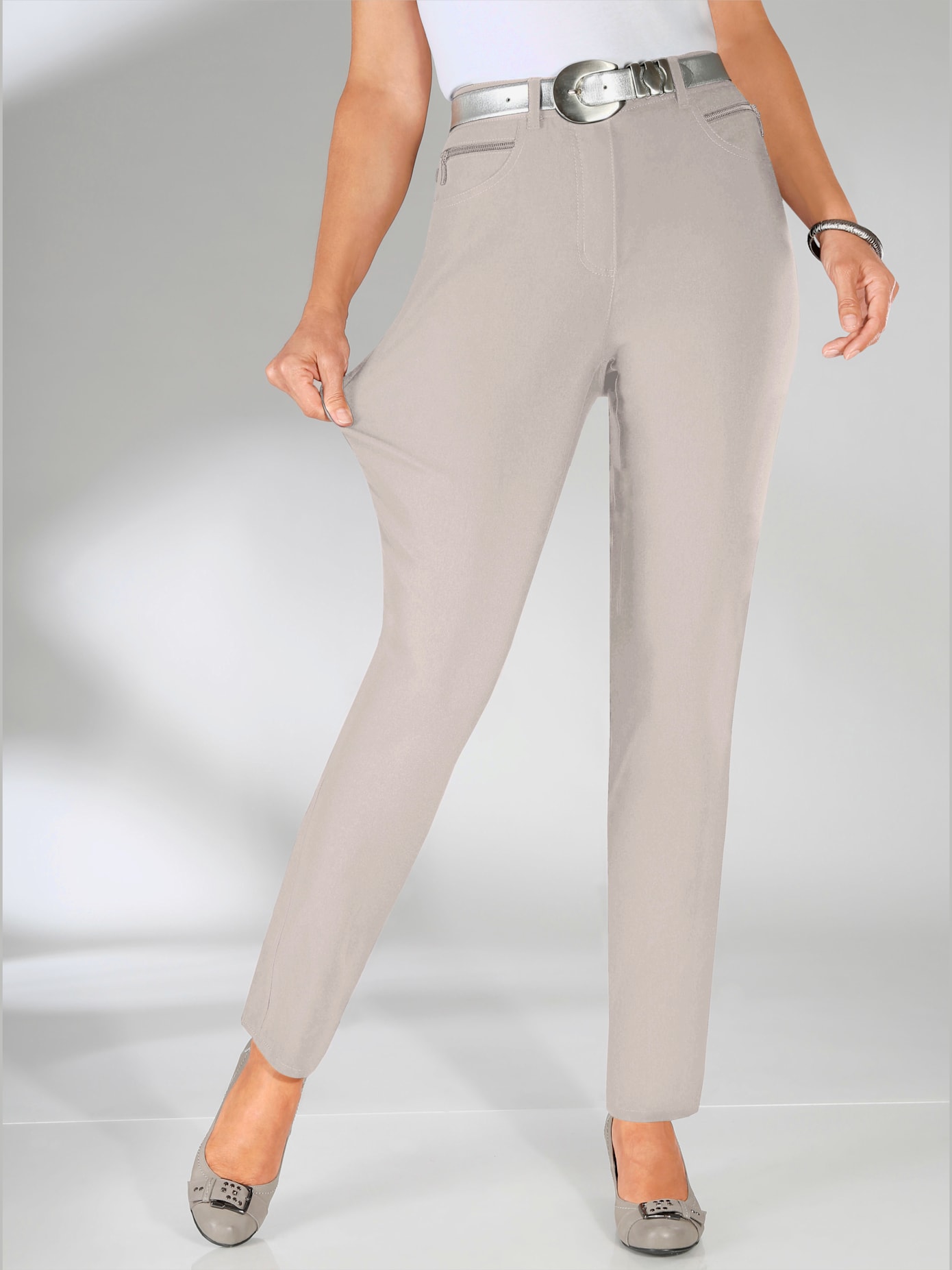 Pantalon confortable avec poches zippées