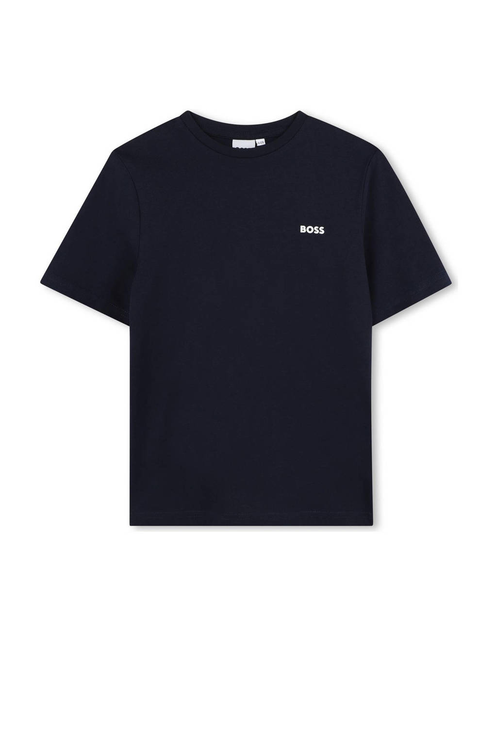 BOSS T-shirt donkerblauw