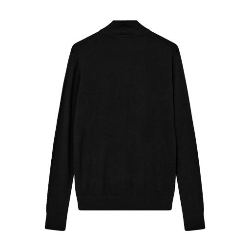 Mos Mosh Gallery Adam Soft Zip Striktrøje, Black, XXL